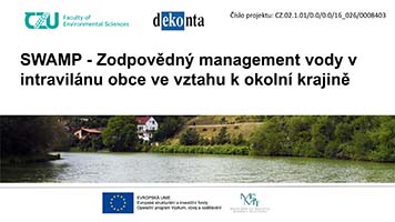 Průběžné výstupy projektu SWAMP