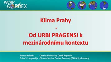 Klima Prahy - Od URBI PRAGENSI k mezinárodnímu kontextu