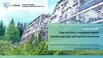 Adaptační plánování přírodě blízkých opatření ve městech