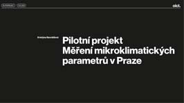 Měření mikroklimatických parametrů v Praze